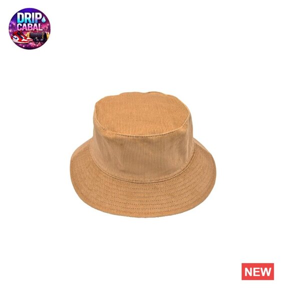 Corduroy Bucket Hat, Lightweight Packable Vintage Streetwear main image 7